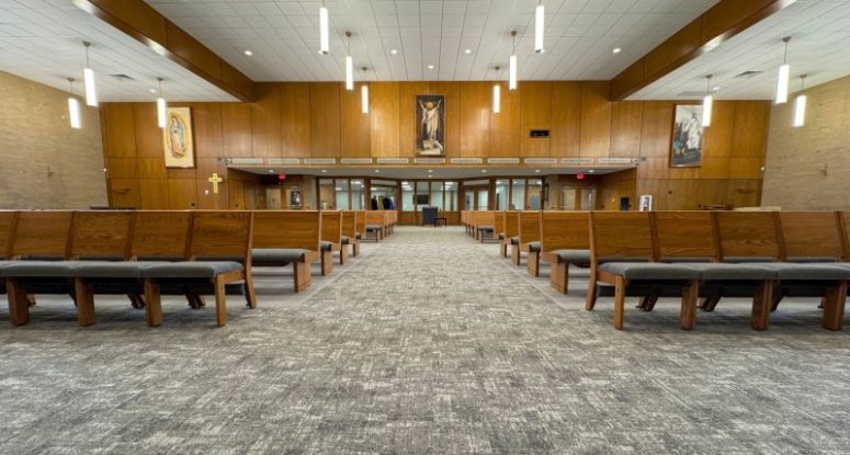Pews from the front