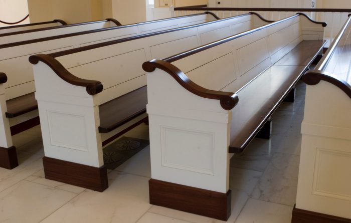 Pews - side - angled