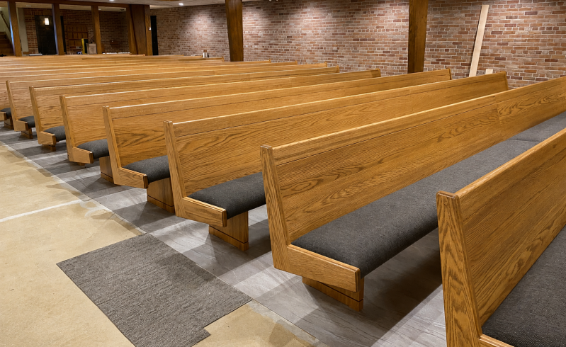 Up-scaled Pew End